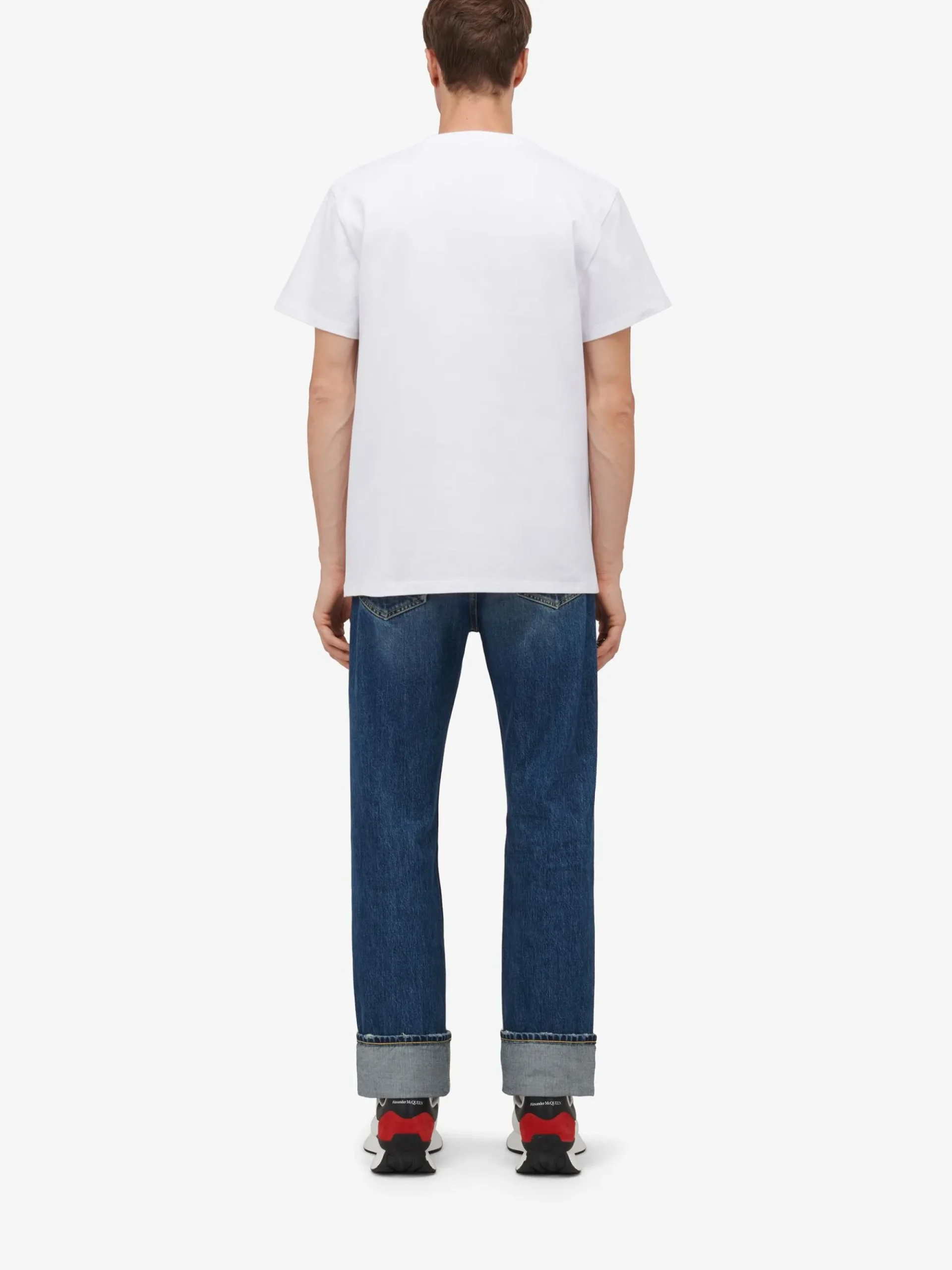 Men's Reflected Logo T-shirt in >Alexander McQueen Cheap