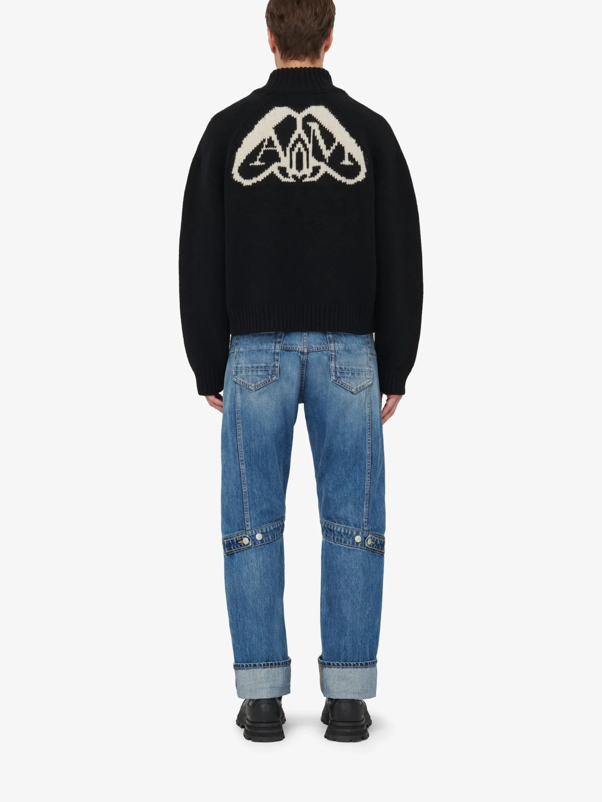 Men's Seal Logo Bomber Jacket in >Alexander McQueen Store