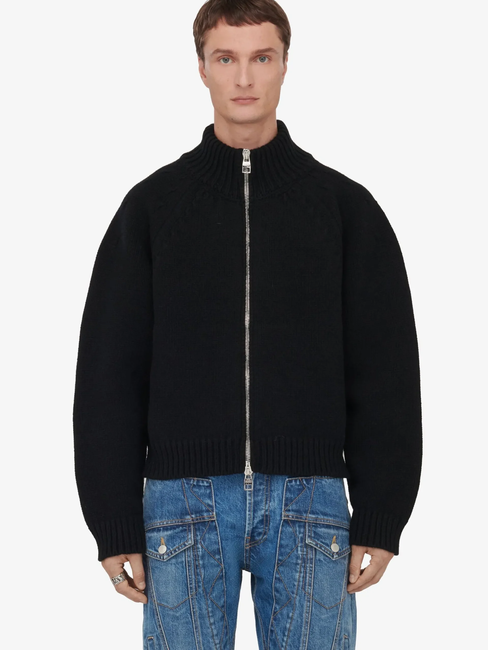 Men's Seal Logo Bomber Jacket in >Alexander McQueen Store