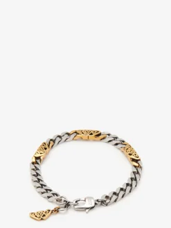 Men's Seal Logo Chain Bracelet in ><noscript><img width=