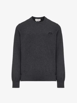 Men's Seal Logo Jumper in >Alexander McQueen Sale