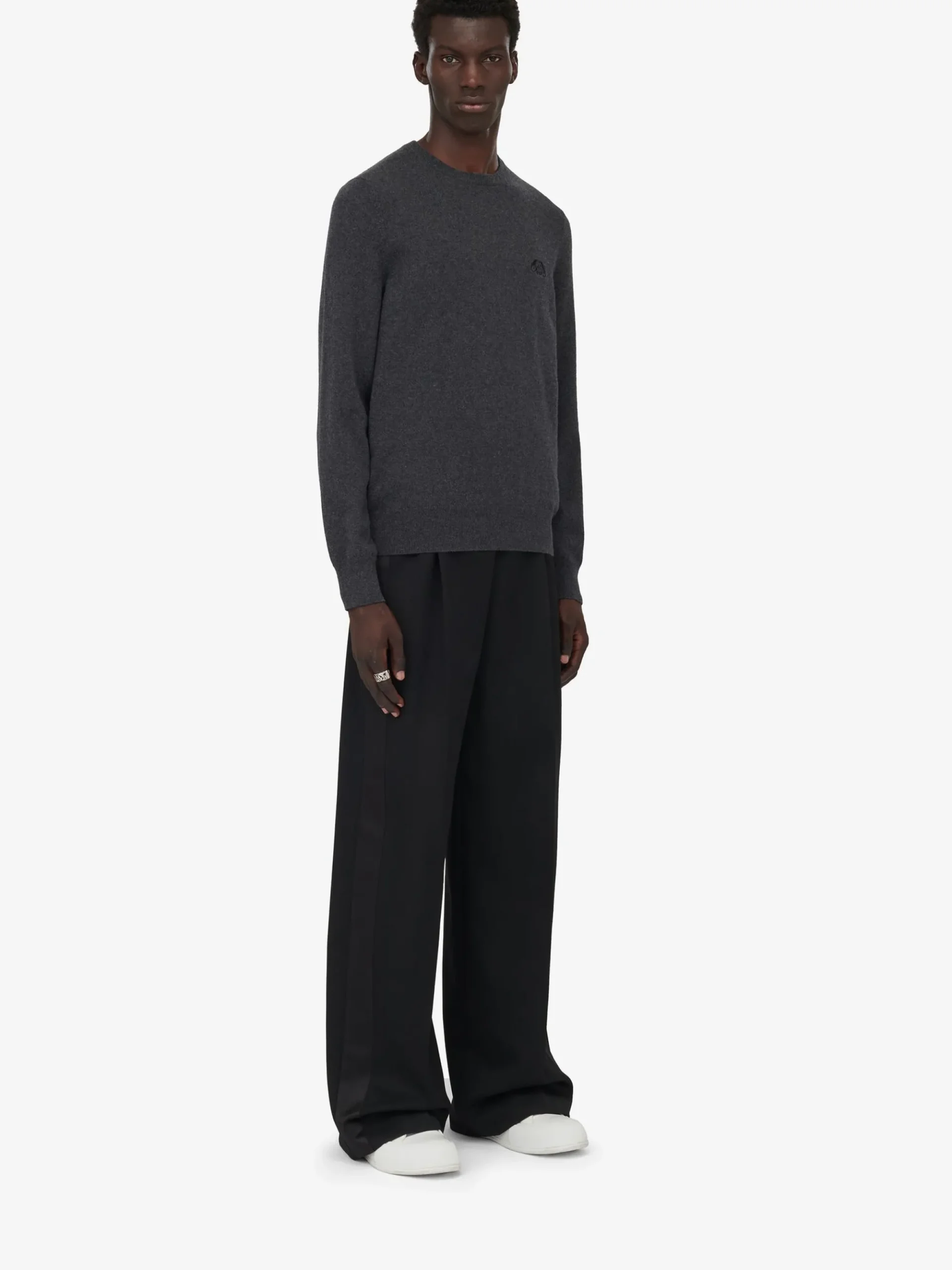 Men's Seal Logo Jumper in >Alexander McQueen Sale