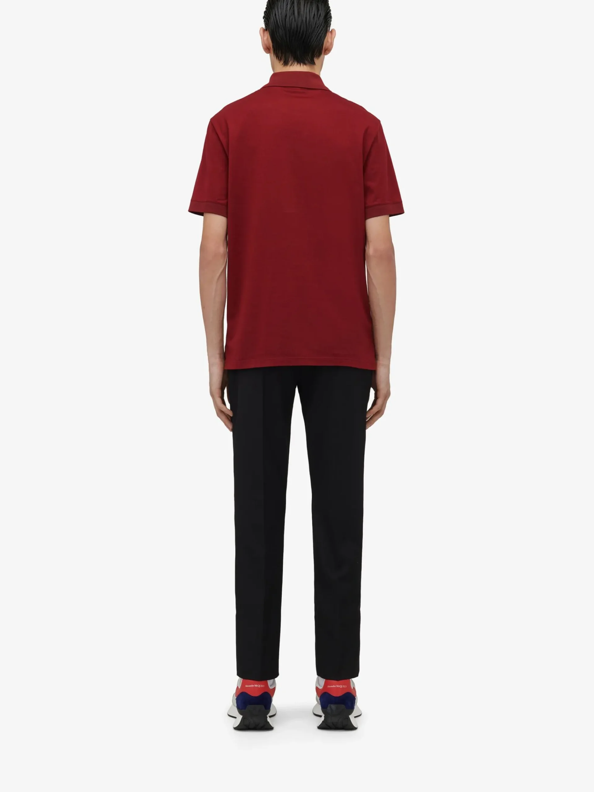 Men's Seal Logo Polo Shirt in >Alexander McQueen Shop