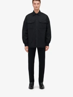 Men's Seal Logo Shirt in >Alexander McQueen Best