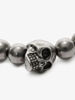 Men's Skull Multibeaded Bracelet in ><noscript><img width=