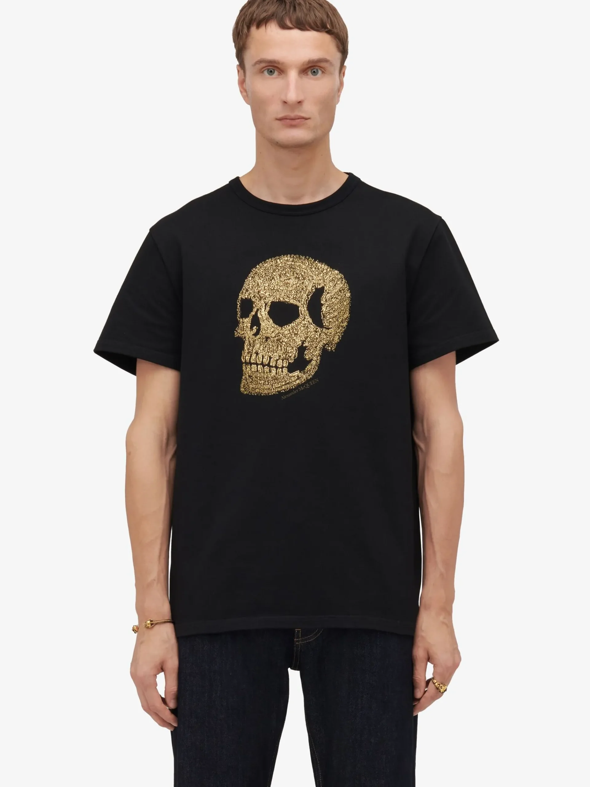 Men's Skull T-shirt in >Alexander McQueen Cheap