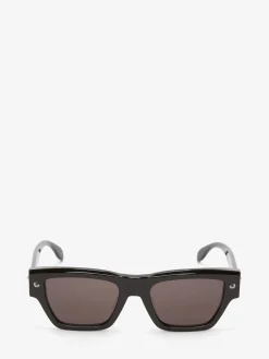 Men's Spike Studs Rectangular Sunglasses in >Alexander McQueen Best