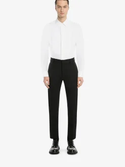 Men's Tailored Cigarette Trousers in >Alexander McQueen Fashion