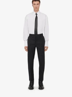 Men's Tailored Cigarette Trousers in >Alexander McQueen Hot