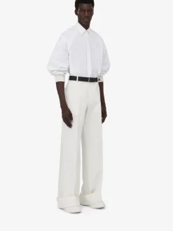 Men's Turn-up Baggy Trousers in ><noscript><img width=