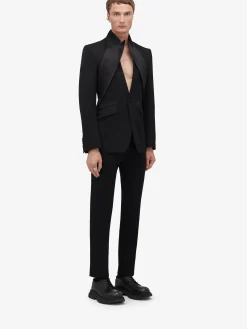 Men's Twisted Lapel Tuxedo Jacket in ><noscript><img width=