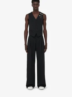 Men's Twisted Seam Waistcoat in >Alexander McQueen Online