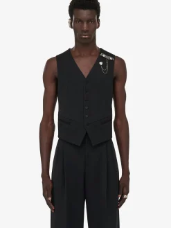 Men's Twisted Seam Waistcoat in ><noscript><img width=