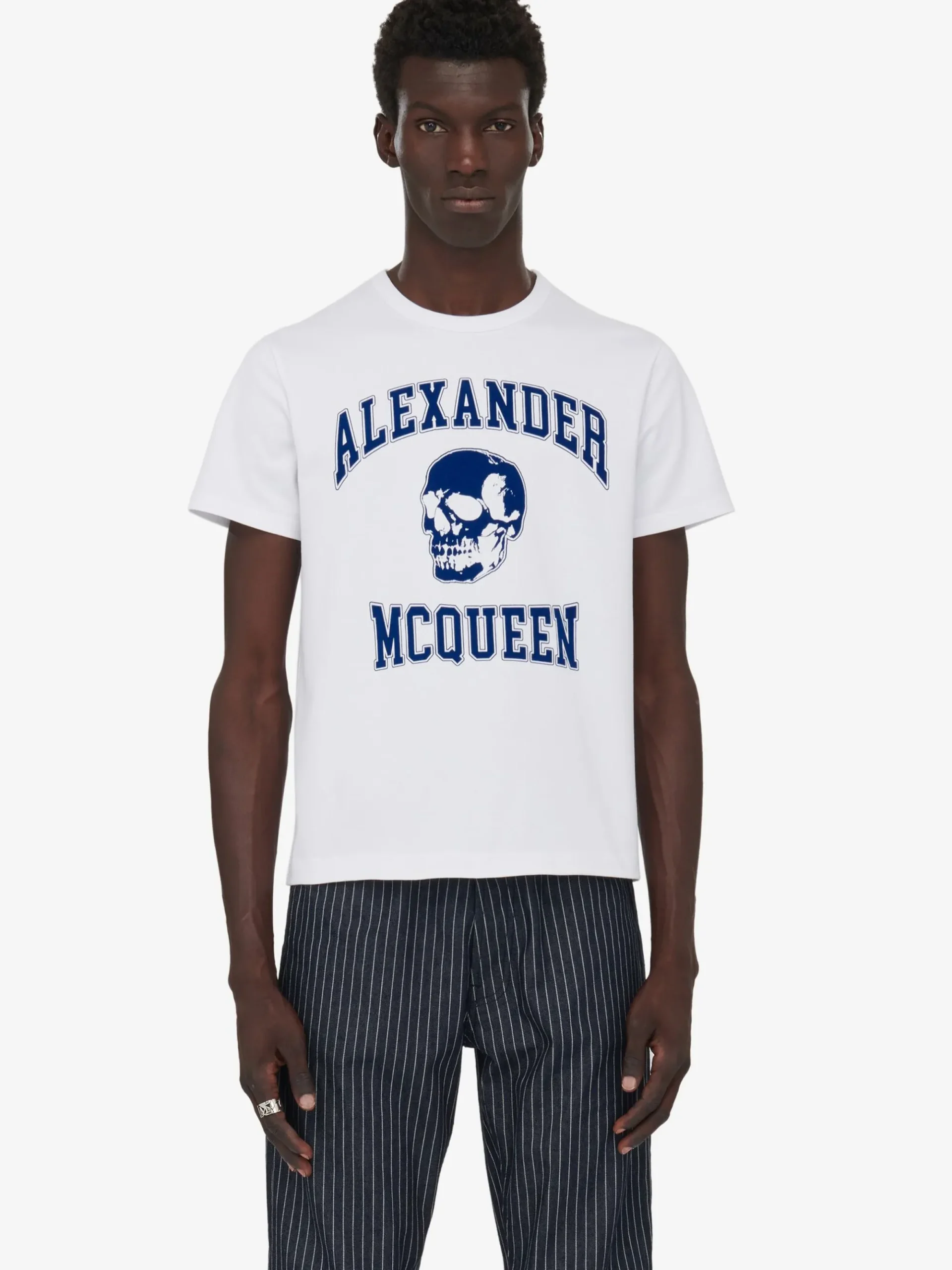 Men's Varsity T-shirt in >Alexander McQueen Cheap