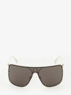 Skull Mask Sunglasses in >Alexander McQueen Shop