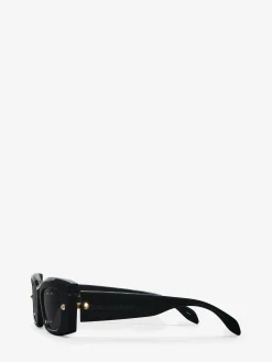 Spike Studs Rectangular Sunglasses in ><noscript><img width=