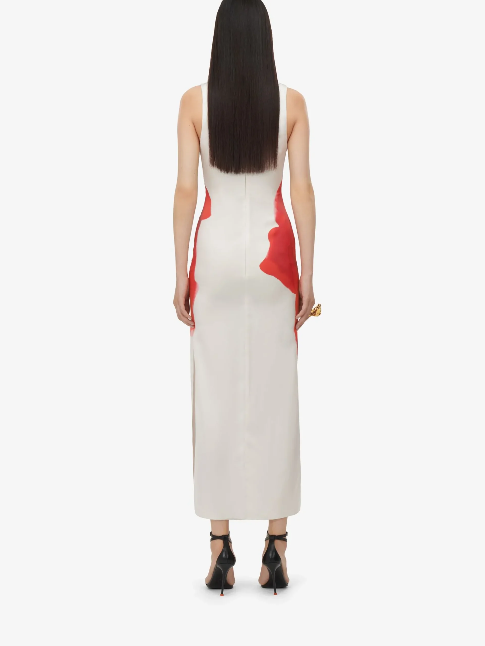 Women's Bleeding Rose Pencil Dress in >Alexander McQueen Online