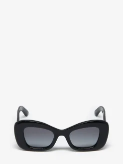Women's Bold Cat-eye Sunglasses in >Alexander McQueen Store