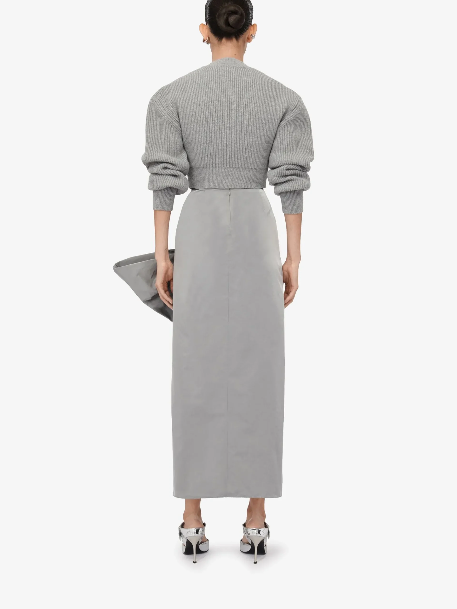 Women's Bow Detail Slim Skirt in >Alexander McQueen Store
