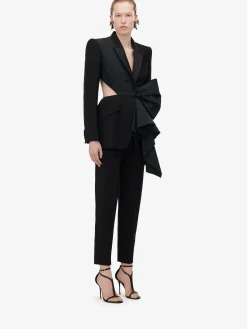 Women's Bow Slashed Jacket in ><noscript><img width=