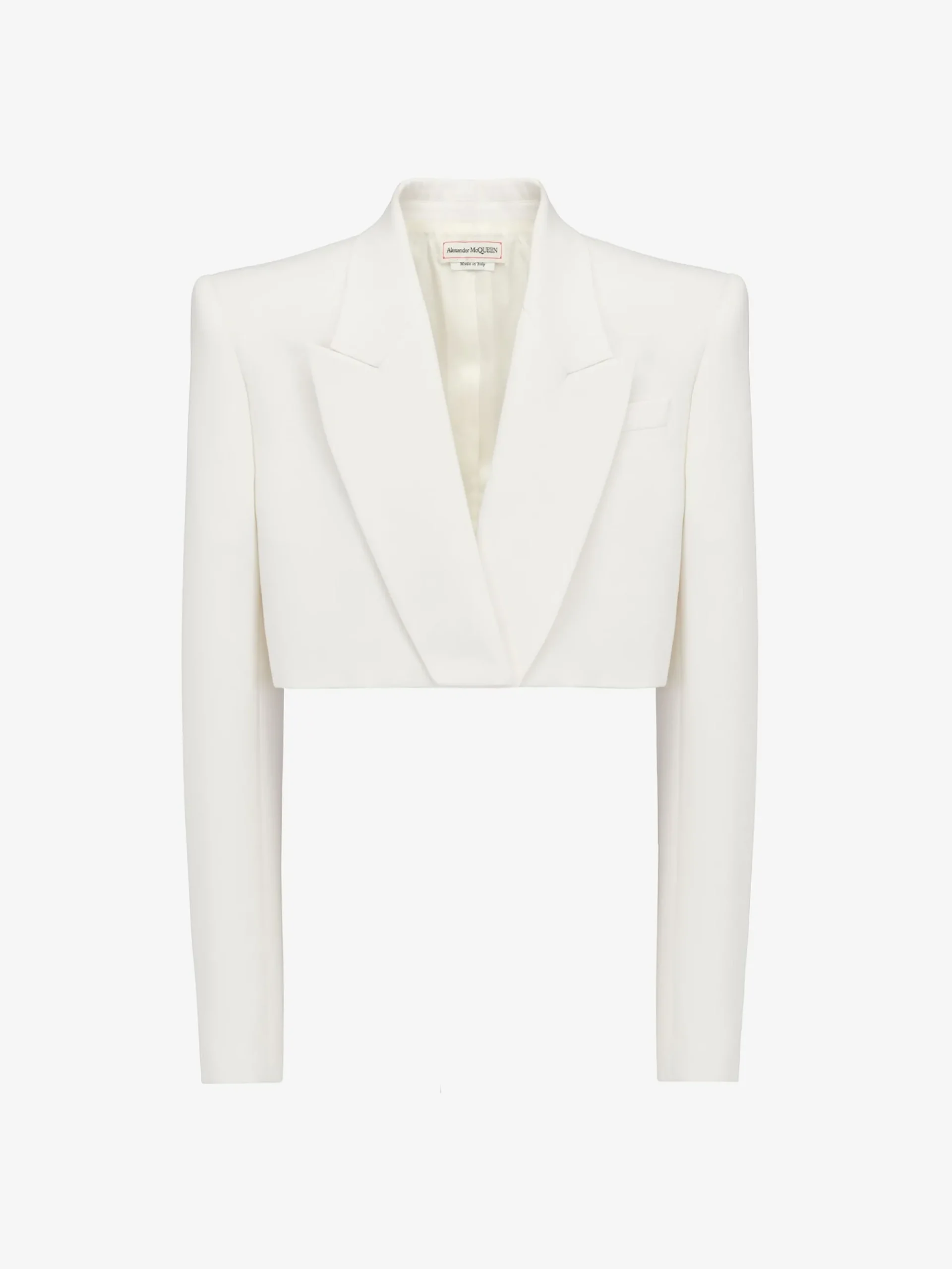 Women's Boxy Cropped Jacket in >Alexander McQueen Clearance
