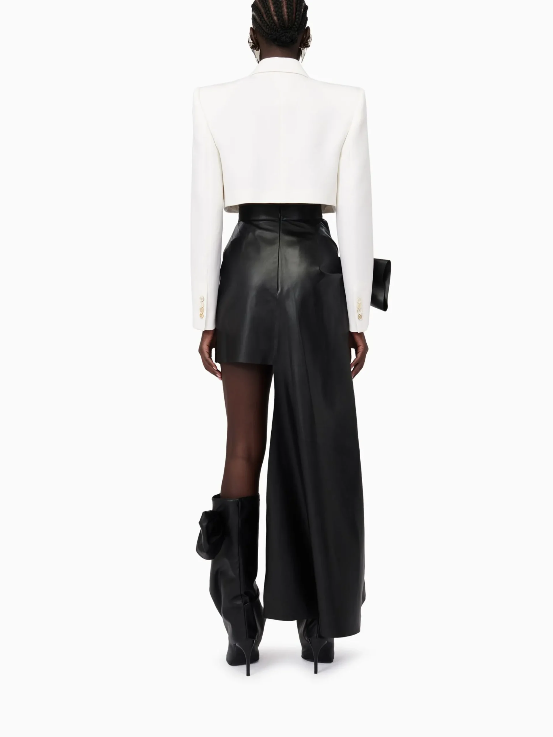 Women's Boxy Cropped Jacket in >Alexander McQueen Clearance