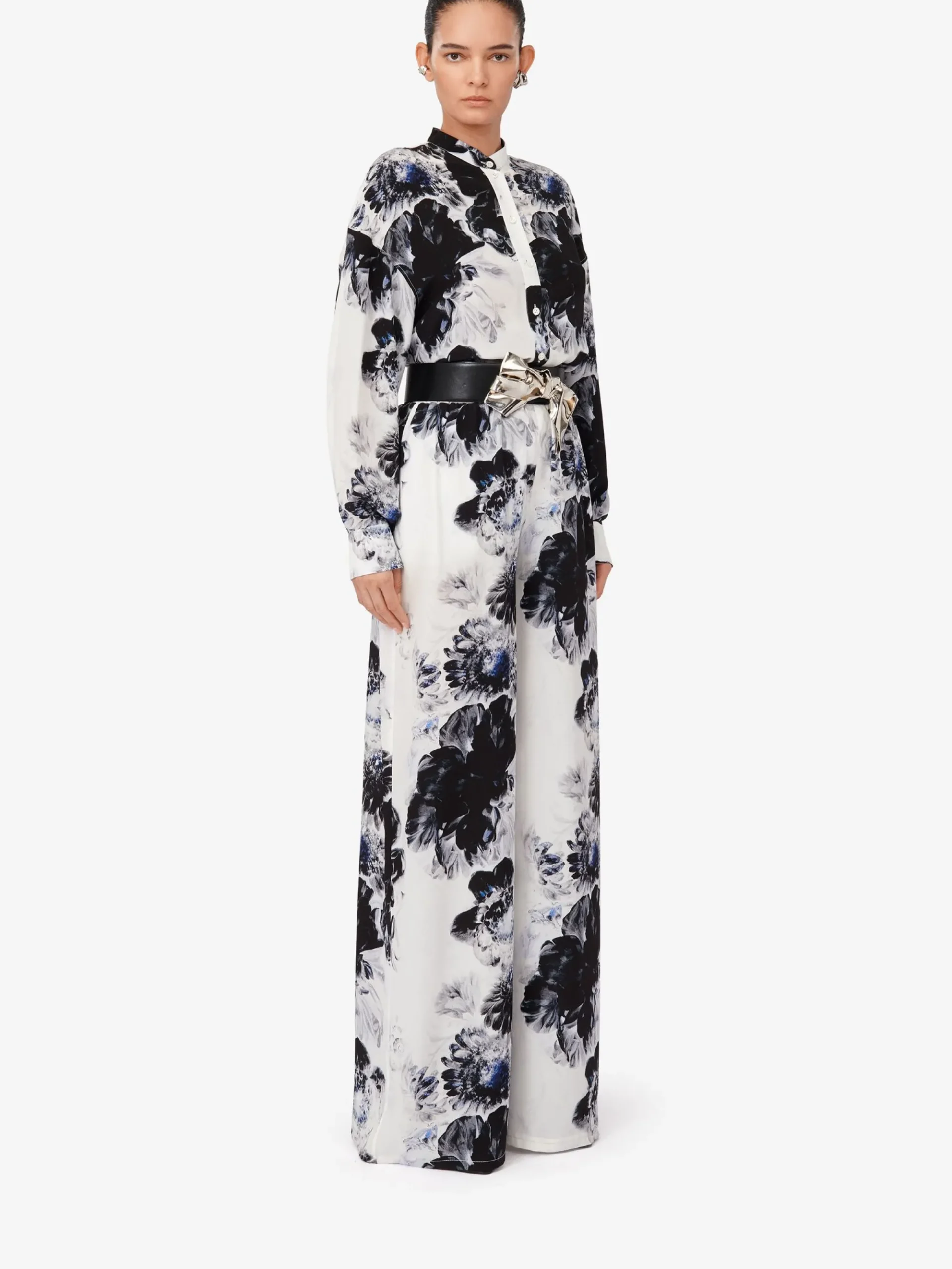 Women's Chiaroscuro Pyjama Trousers in >Alexander McQueen Clearance