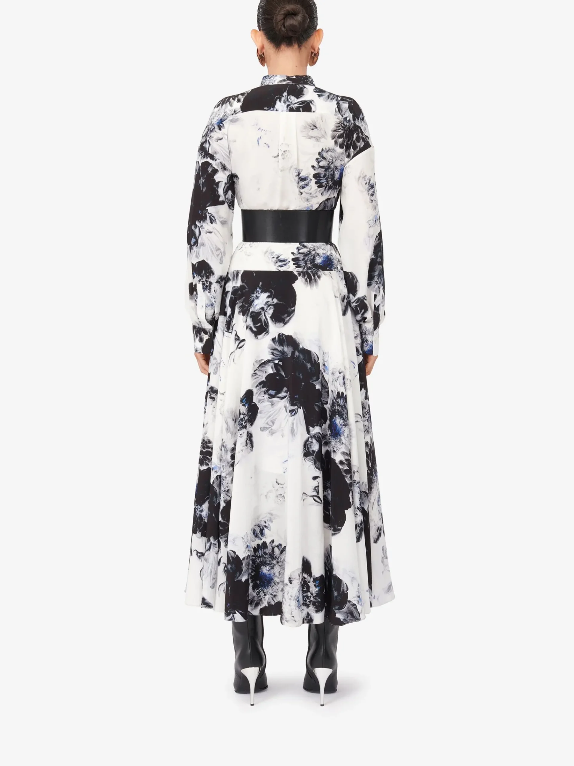 Women's Chiaroscuro Shirt Dress in >Alexander McQueen Online