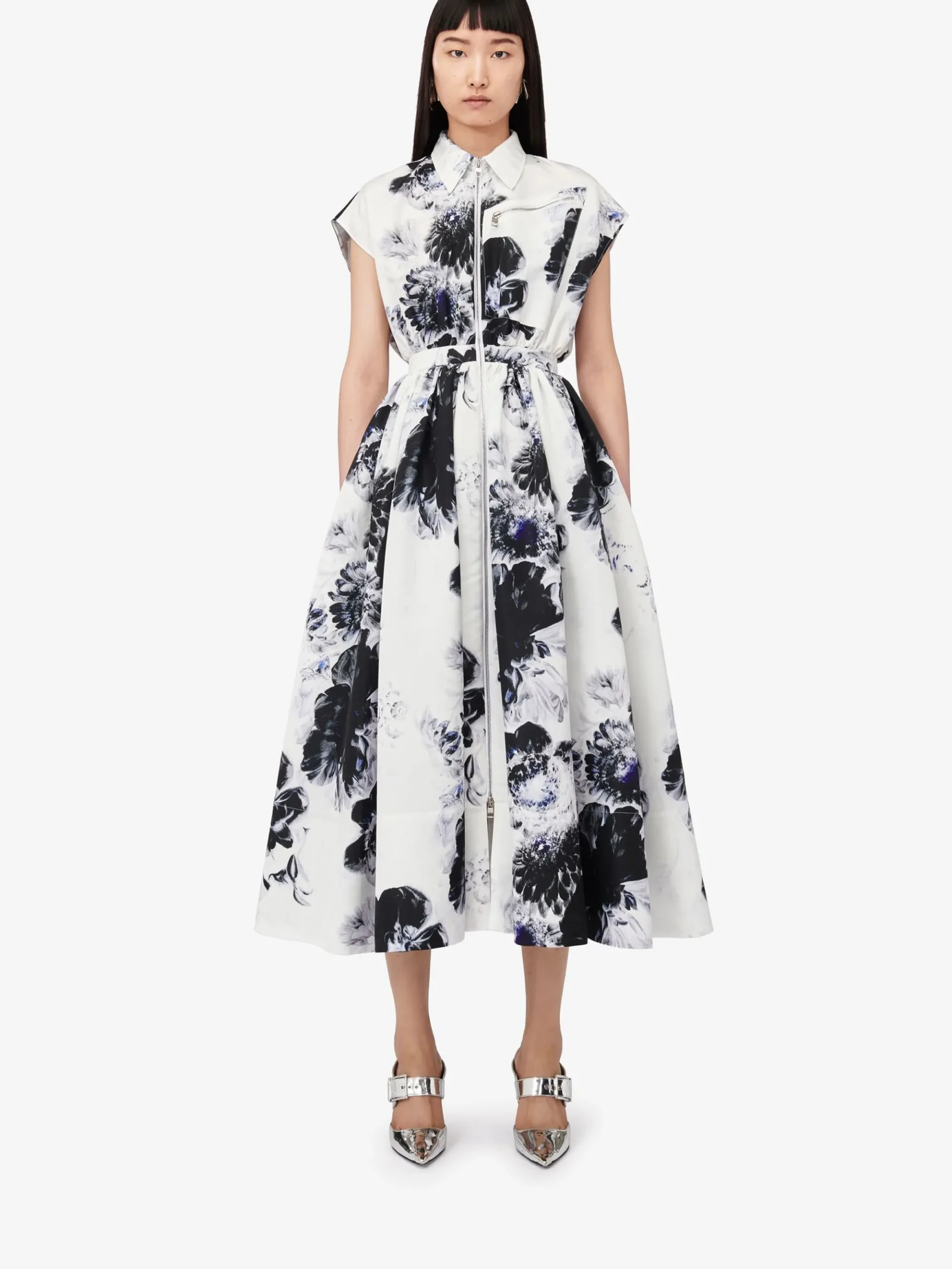 Women's Chiaroscuro Shirt Dress in >Alexander McQueen Discount