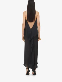 Women's Chiffon Shadow Rose Slip Dress in ><noscript><img width=