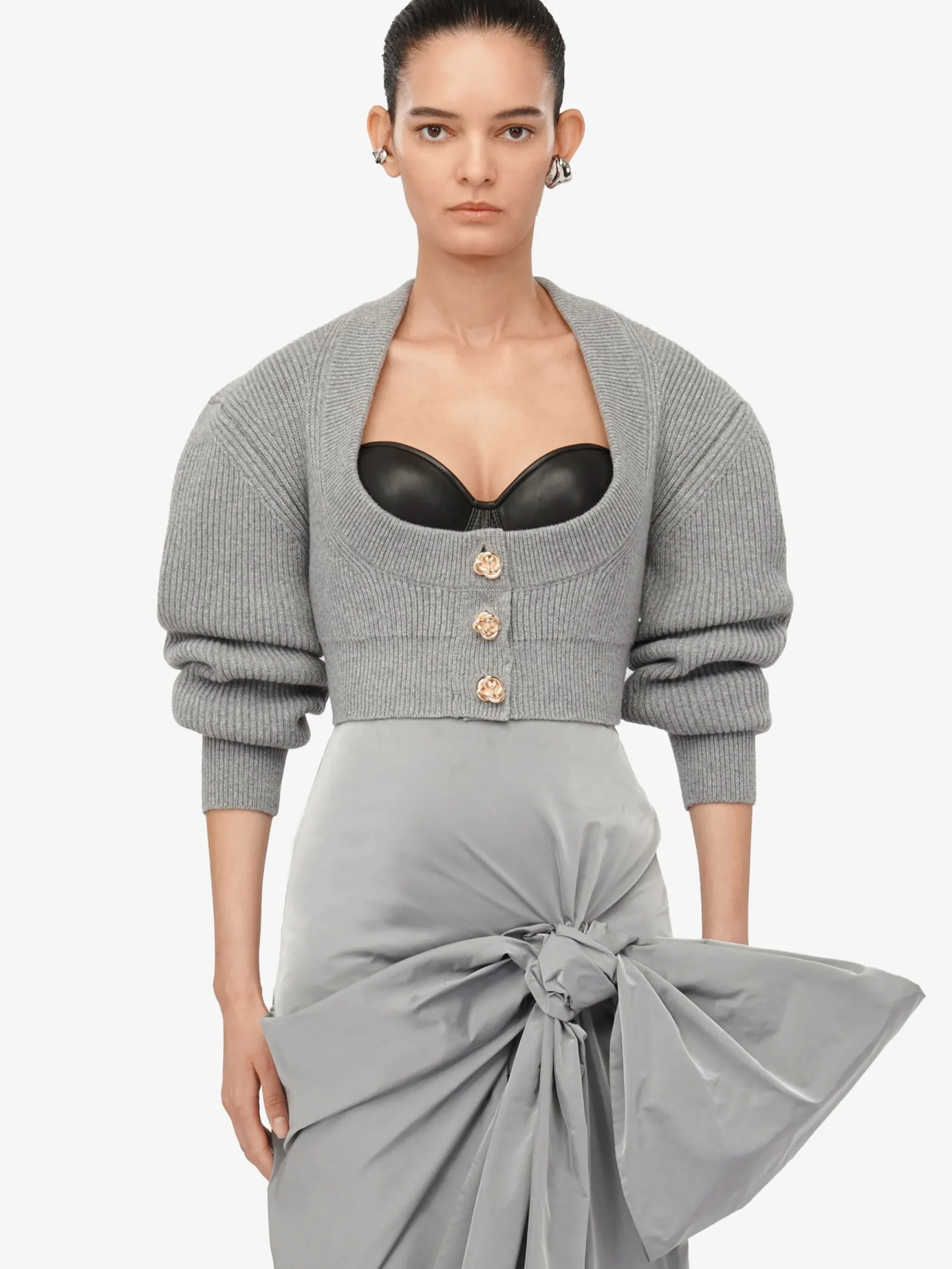 Women's Cocoon Sleeve Cardigan in >Alexander McQueen Online
