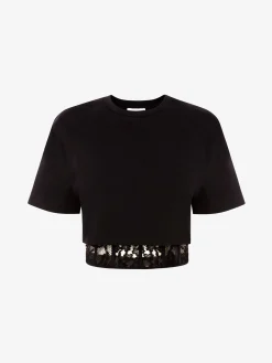 Women's Corset T-shirt in >Alexander McQueen Clearance
