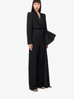 Women's Cropped Tuxedo Jacket in ><noscript><img width=