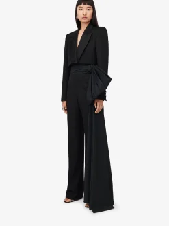 Women's Cropped Tuxedo Jacket in ><noscript><img width=