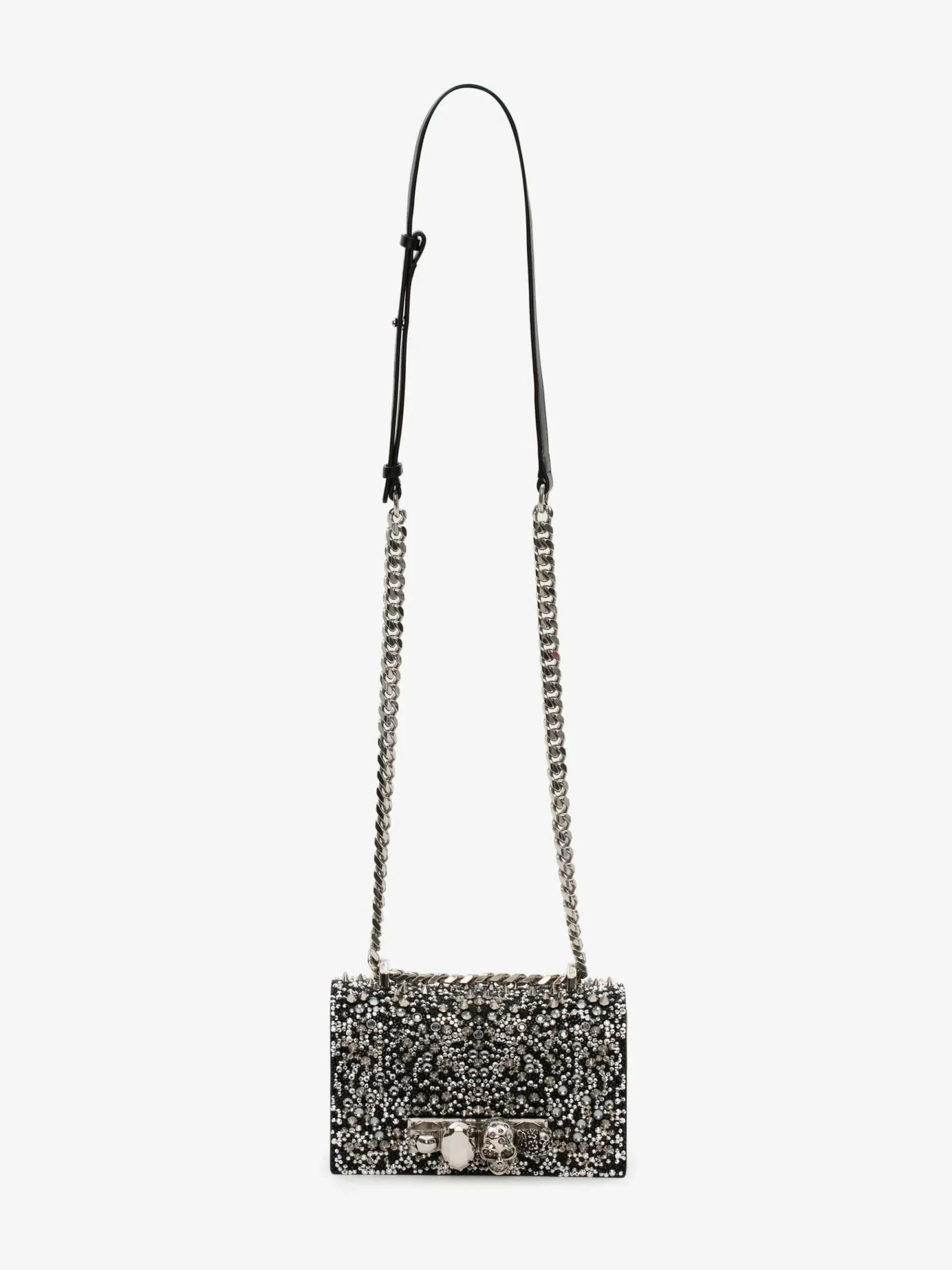 Women's Crystal-embellished Mini Jewelled Satchel in >Alexander McQueen Flash Sale