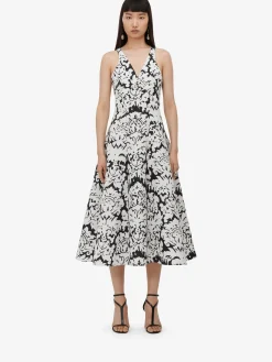 Women's Damask Midi Dress in >Alexander McQueen Best