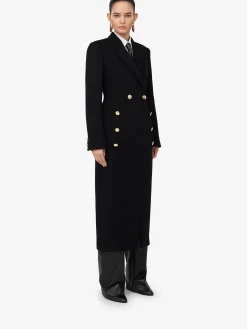 Women's Double-breasted Military Coat in ><noscript><img width=