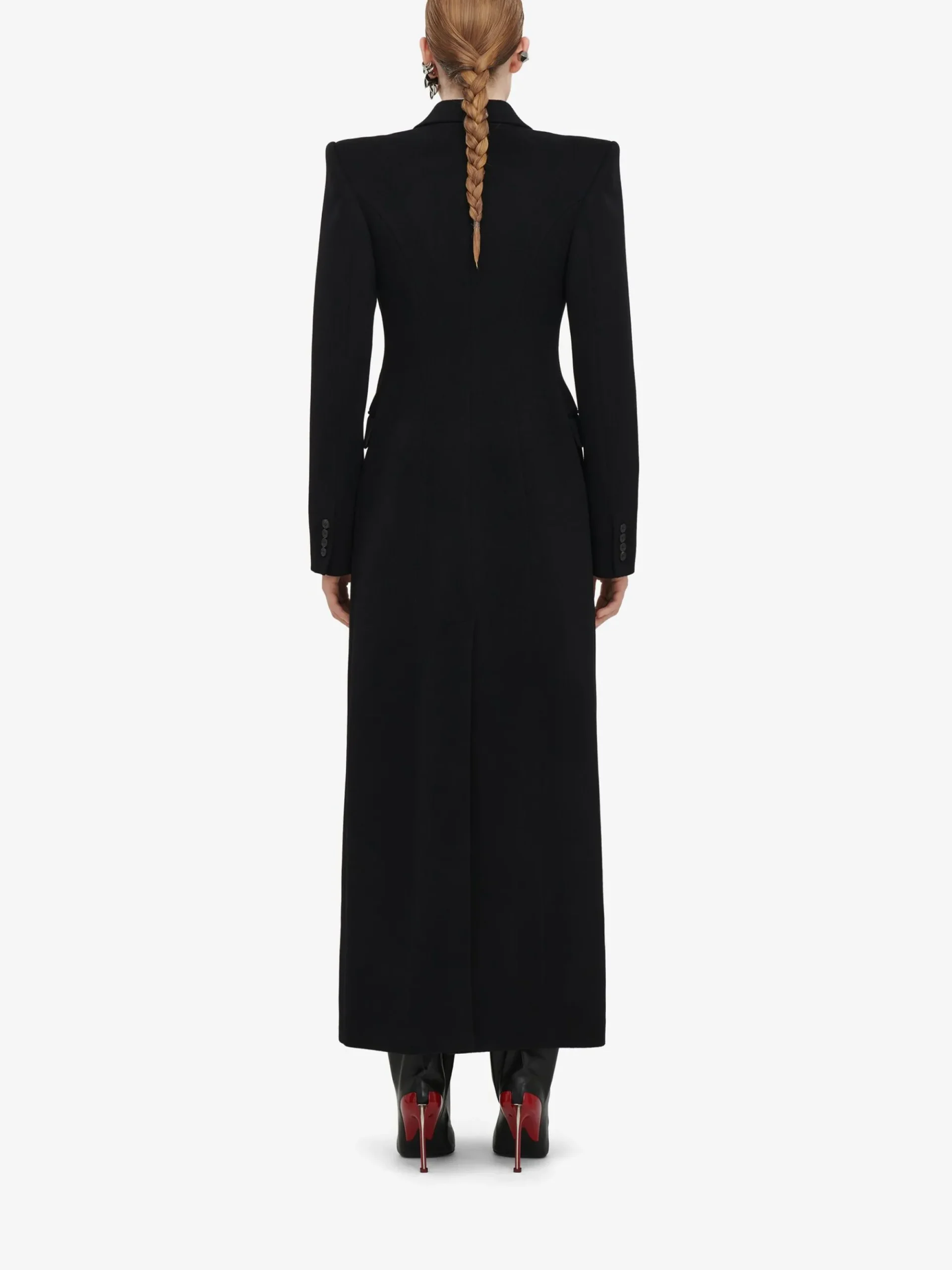 Women's Double-breasted Tailored Coat in >Alexander McQueen Flash Sale