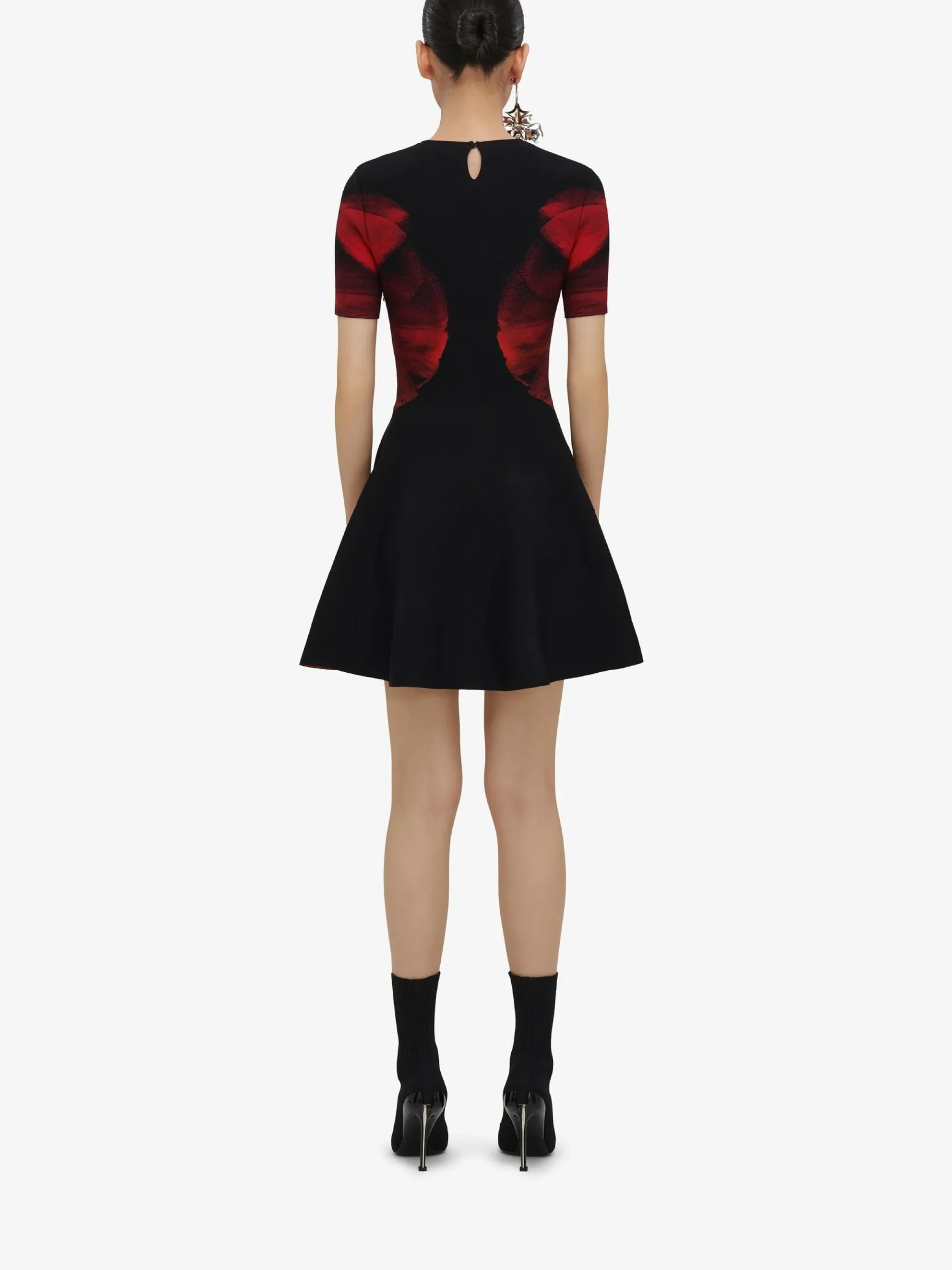 Women's Ethereal Orchid Mini Dress in >Alexander McQueen Shop