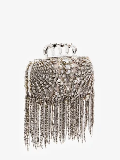 Women's Exploded Victorian Jewel Knuckle Clutch in ><noscript><img width=