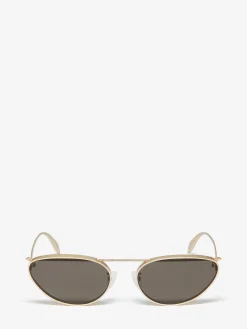 Women's Front Piercing Cat-eye Sunglasses in >Alexander McQueen Fashion