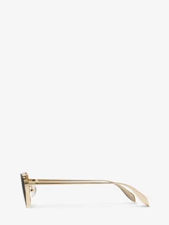 Women's Front Piercing Cat-eye Sunglasses in ><noscript><img width=