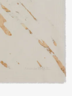 Women's Gold Floral Splash Shawl in ><noscript><img width=
