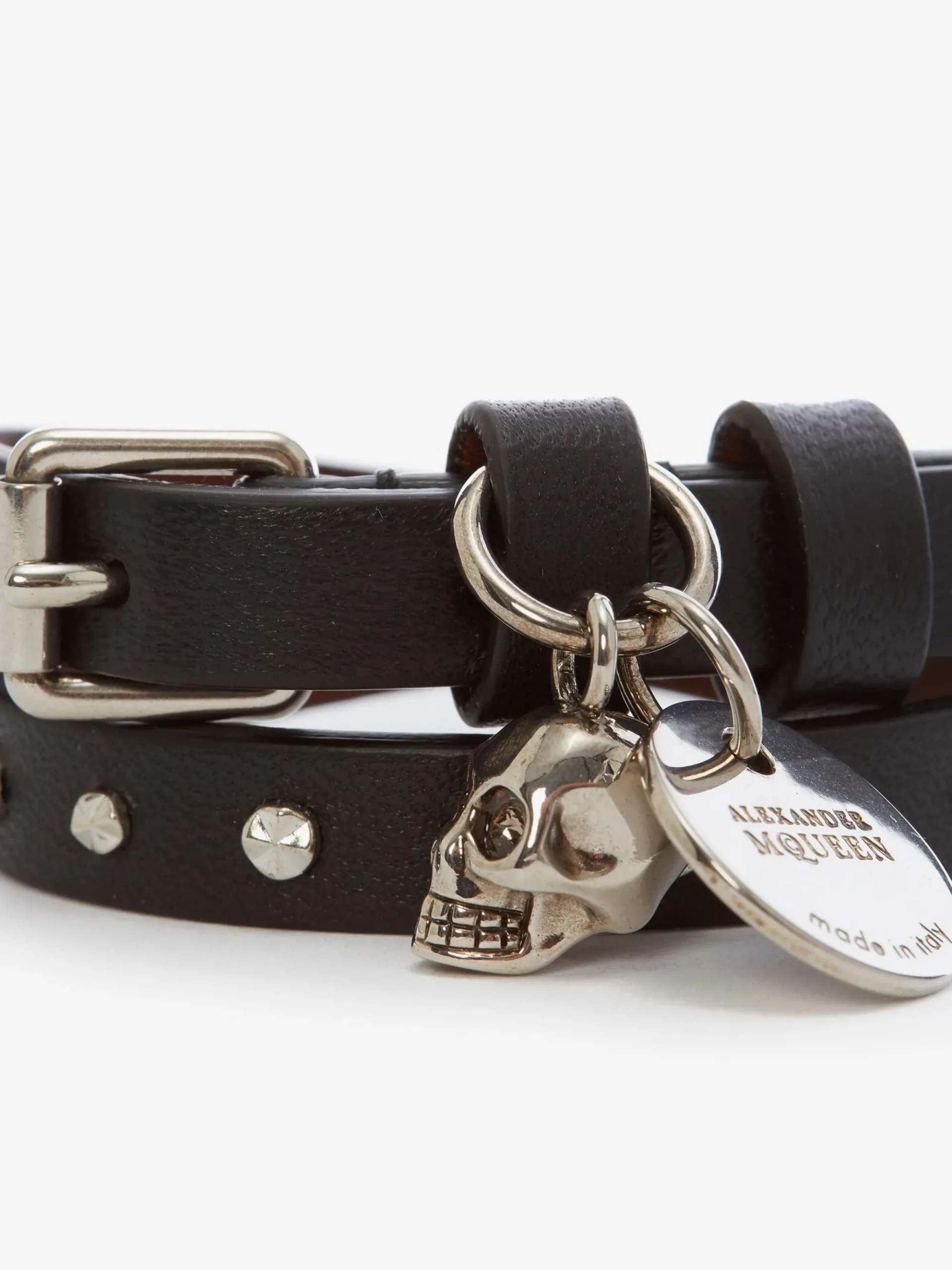 Women's Hammered Studs Double-wrap Bracelet in >Alexander McQueen Store