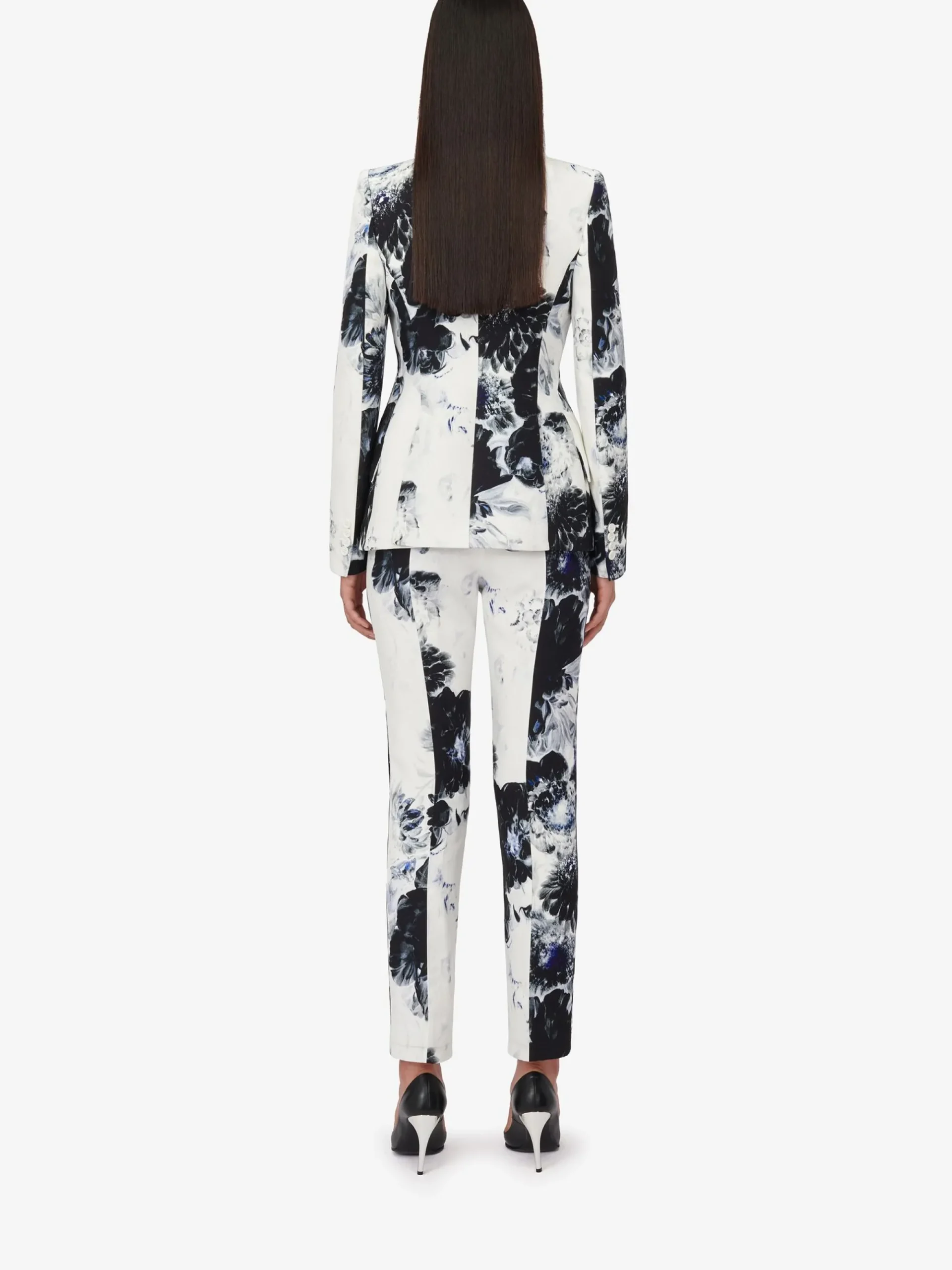 Women's High-waisted Cigarette Trousers in >Alexander McQueen Flash Sale