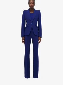 Women's High-waisted Narrow Bootcut Trousers in >Alexander McQueen Sale