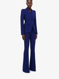 Women's High-waisted Narrow Bootcut Trousers in ><noscript><img width=