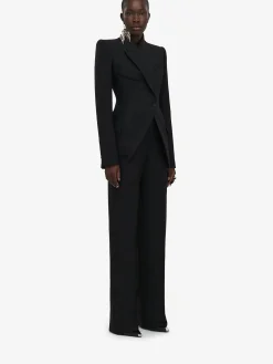 Women's High-waisted Tailored Trousers in ><noscript><img width=
