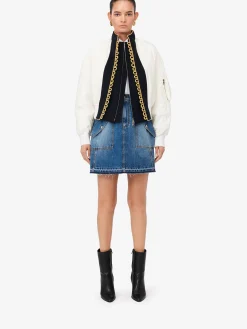 Women's Hybrid Military Bomber Jacket in >Alexander McQueen Cheap