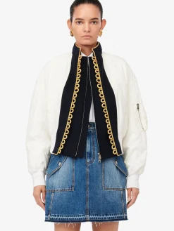 Women's Hybrid Military Bomber Jacket in ><noscript><img width=